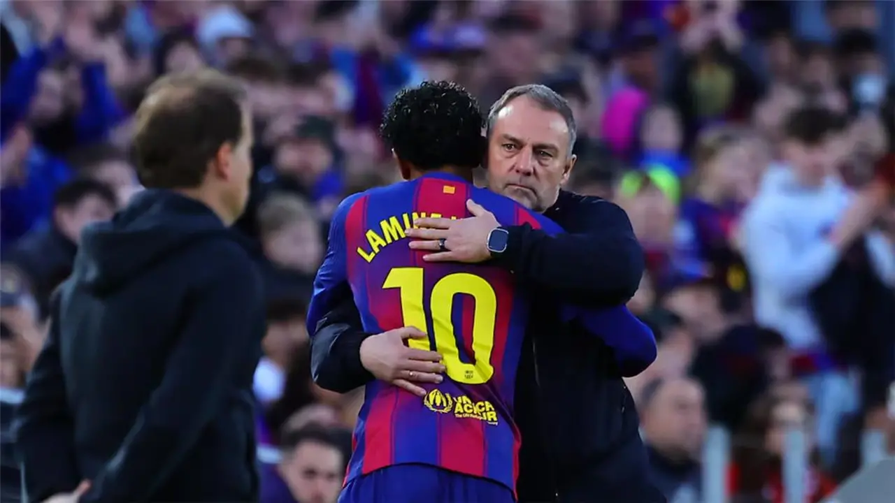 تصريح مباشر فليك.. انتقاد برشلونة في شوط مايوركا الأول